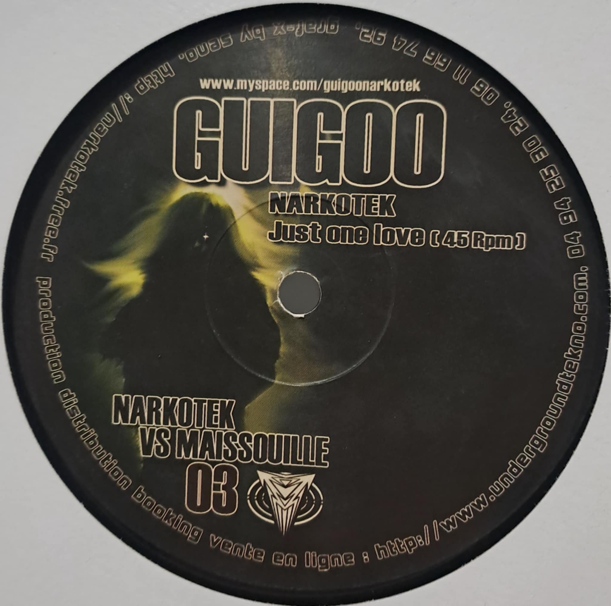 Narkotek Vs Maissouille 03 - vinyle freetekno